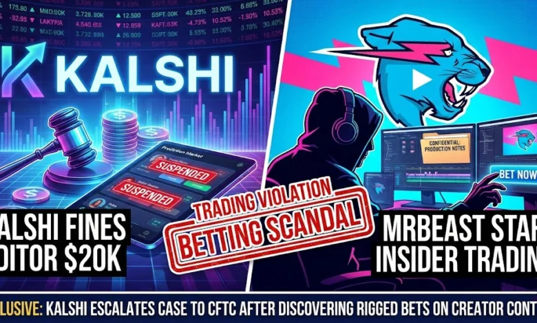 MrBeast Editor Fined $20K by Kalshi for Insider Trading