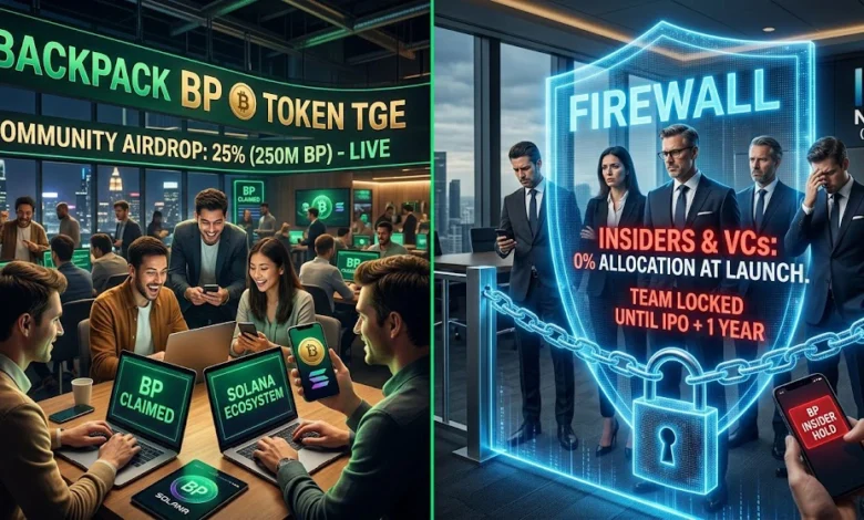 Backpack Launches BP Token on Solana: 25% Airdrop, Zero Insider Allocation