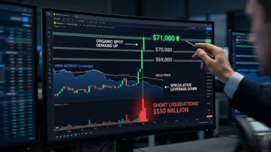 Bitcoin Hits $71,000: Spot Demand Crushes $550M in Crypto Shorts