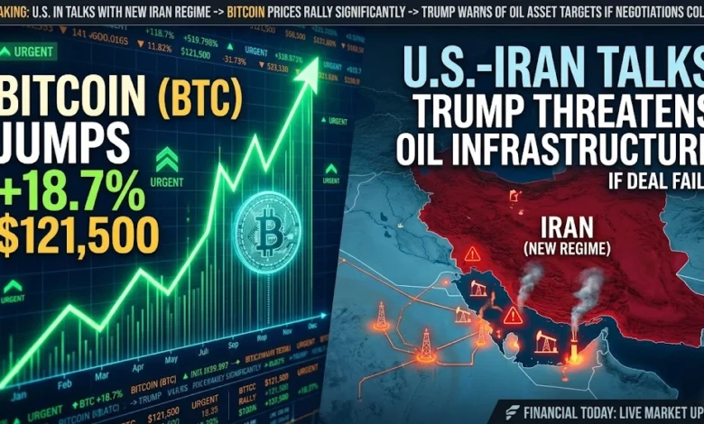 Bitcoin Price Rallies on US-Iran Talks and Oil Threats