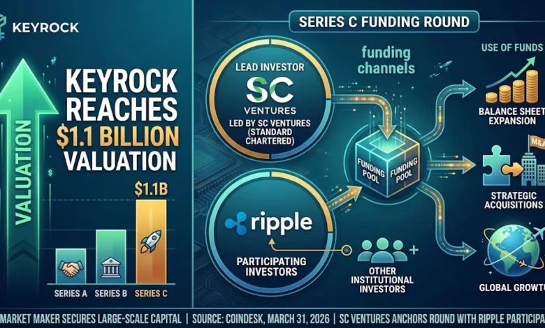 Crypto Market Maker Keyrock Hits $1.1B Valuation in SC Ventures-Led Series C