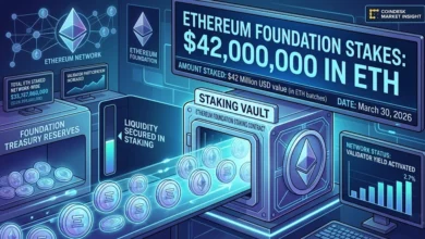 Ethereum Foundation Stakes $42M in ETH from Treasury Reserves