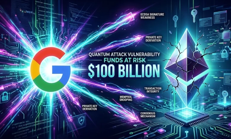 Google Quantum Warning: $100 Billion in Ethereum DeFi Exposed