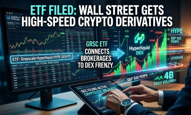 Grayscale Files for Spot HYPE ETF, Targeting Hyperliquid's $4B Derivatives Market