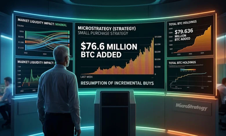 MicroStrategy Resumes Small Bitcoin Buys With $76.6M Purchase