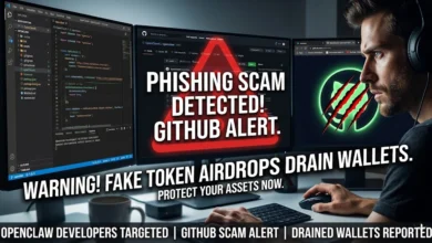 OpenClaw Developers Targeted in GitHub Phishing Scam & Fake Crypto Airdrop