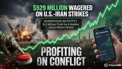 Polymarket Hits $529M on U.S.-Iran Bets Amid Insider Trading Fears
