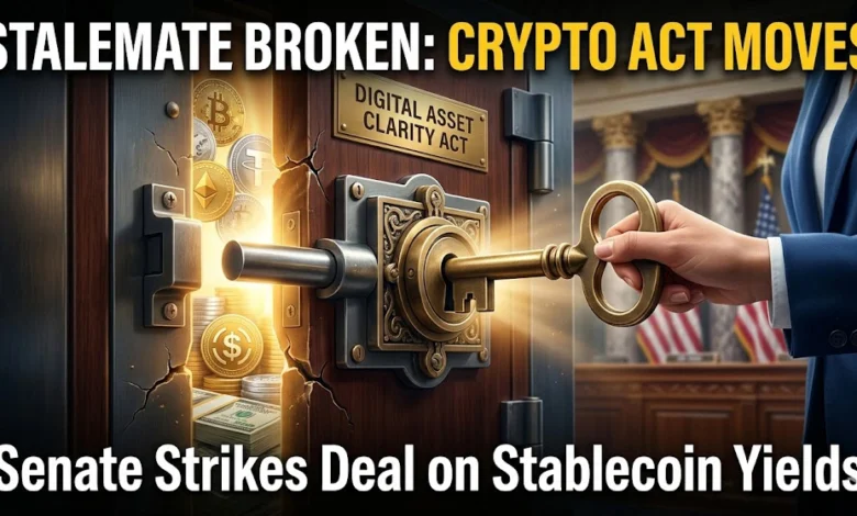 Senate Strikes Stablecoin Yield Deal to Unblock Crypto Clarity Act