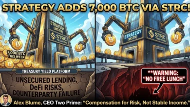 Strategy (MSTR) Buys 7K Bitcoin: Two Prime CEO Warns 'No Free Lunch'