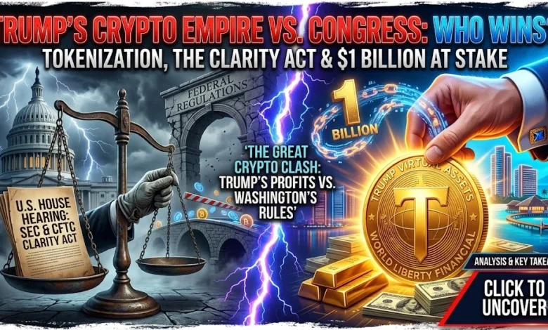 U.S. Crypto Regulation: Tokenization, the CLARITY Act, and Trump’s $1B DeFi Push