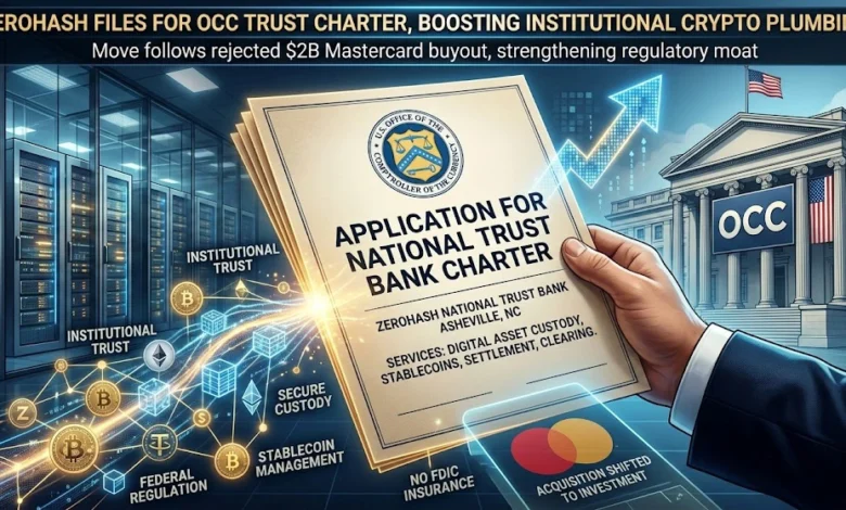 Zero Hash Files for OCC Trust Charter Following $2B Mastercard Rejection