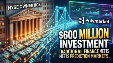 ICE Doubles Down on Polymarket With $600 Million Investment