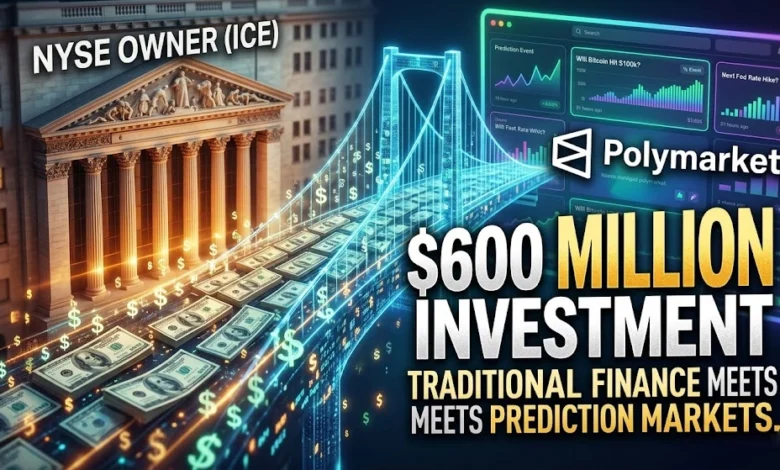 ICE Doubles Down on Polymarket With $600 Million Investment