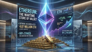 Bitmine Accumulates 4.87 Million ETH; Tom Lee Labels Ethereum a 'Wartime Store of Value'