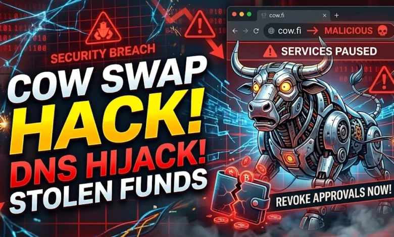 CoW Swap Halts Services Following DNS Hijack Security Breach