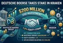 Deutsche Börse Secures $200 Million Equity Stake in Crypto Exchange Kraken