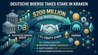 Deutsche Börse Secures $200 Million Equity Stake in Crypto Exchange Kraken