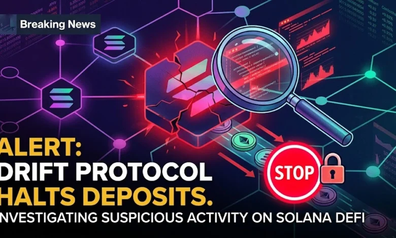 Drift Protocol Suspends Deposits on Solana Amid Security Investigation