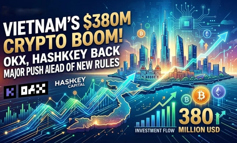 OKX, HashKey Back $380M Vietnam Crypto Expansion Ahead of New Rules