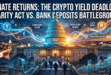 Senate Resumes Crypto Clarity Act Debate Amid Stablecoin Yield Clash