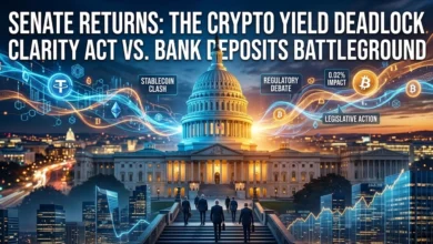 Senate Resumes Crypto Clarity Act Debate Amid Stablecoin Yield Clash