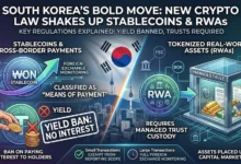 South Korea’s Draft Crypto Law Bans Stablecoin Yields, Mandates RWA Trusts