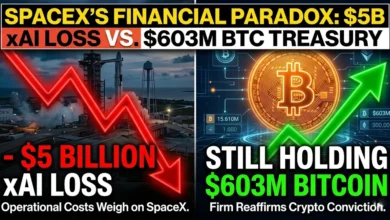 SpaceX Retains $603M Bitcoin Treasury Amid $5B xAI Deficit