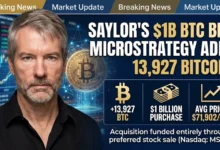 Strategy Inc. Acquires 13,927 Bitcoin for $1B via Preferred Stock Sale