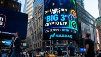 GSR Launches Core3 ETF (BESO) Offering Bitcoin, Ethereum, and Solana Exposure