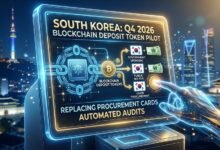 South Korea to Test Blockchain Deposit Tokens for Public Spending