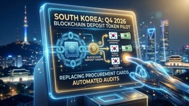 South Korea to Test Blockchain Deposit Tokens for Public Spending