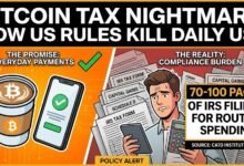 IRS Capital Gains Rules Hinder Everyday Bitcoin Payments