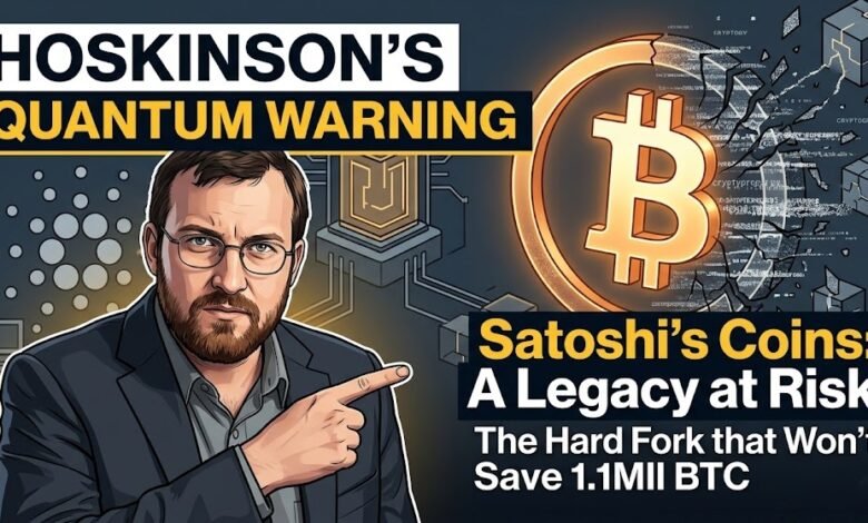 Cardano Founder: Bitcoin's Quantum Fix Is a Hard Fork That Can't Save Satoshi's Coins