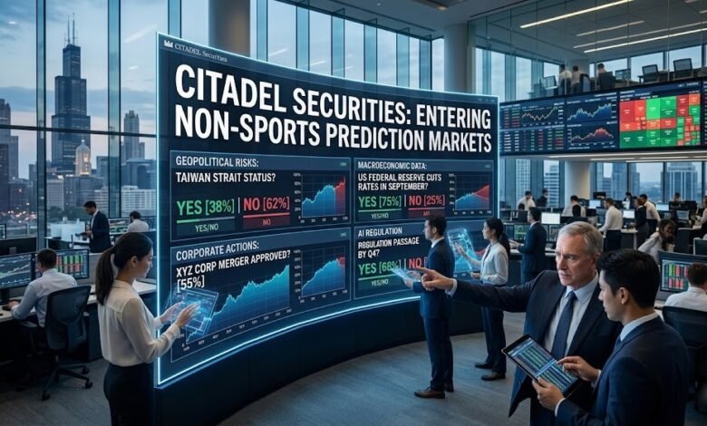 Citadel Securities Explores Non-Sports Prediction Markets for Institutional Hedging