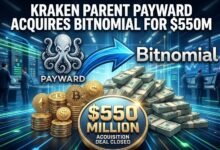 Kraken Parent Payward to Acquire Derivatives Exchange Bitnomial in $550M Deal