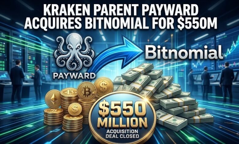 Kraken Parent Payward to Acquire Derivatives Exchange Bitnomial in $550M Deal