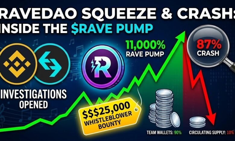 RaveDAO Denies Role in 11,000% Token Squeeze as Binance and Bitget Launch Investigations