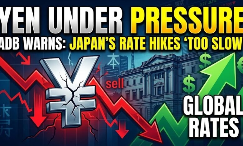 ADB Chief Warns Slow BOJ Rate Hikes Will Keep Pressure on Yen