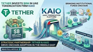 Tether Invests $8M in UAE Tokenization Firm KAIO to Bring Institutional Funds Onchain