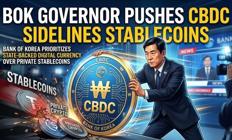 Bank of Korea Governor Pushes CBDCs, Sidelines Stablecoins